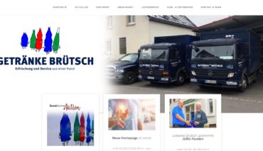 Neue Website Getränke Brütsch!